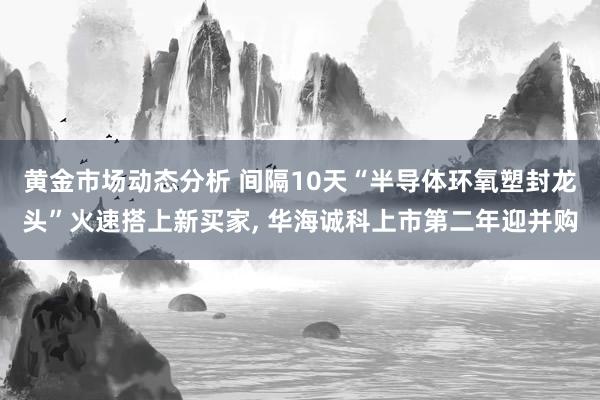 黄金市场动态分析 间隔10天“半导体环氧塑封龙头”火速搭上新买家, 华海诚科上市第二年迎并购