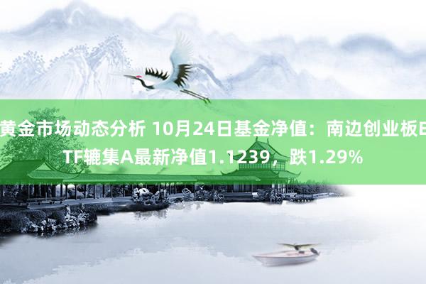 黄金市场动态分析 10月24日基金净值：南边创业板ETF辘集A最新净值1.1239，跌1.29%