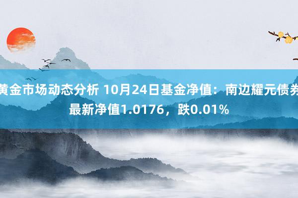 黄金市场动态分析 10月24日基金净值：南边耀元债券最新净值1.0176，跌0.01%