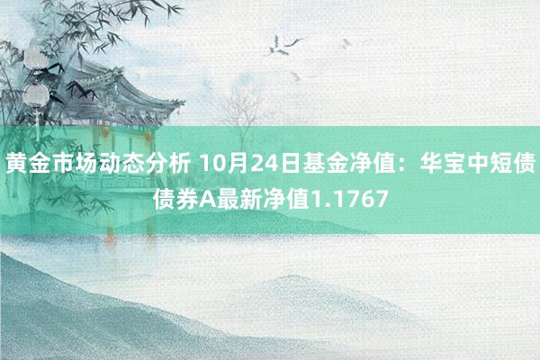 黄金市场动态分析 10月24日基金净值：华宝中短债债券A最新净值1.1767