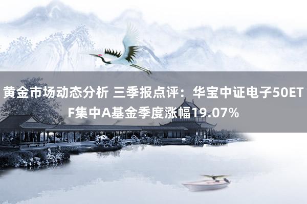 黄金市场动态分析 三季报点评：华宝中证电子50ETF集中A基金季度涨幅19.07%