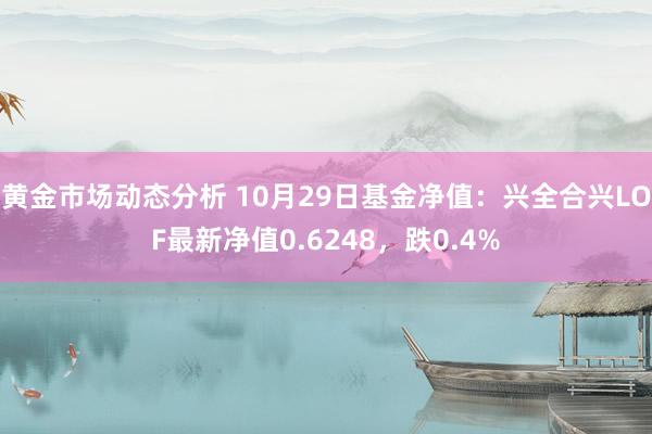 黄金市场动态分析 10月29日基金净值：兴全合兴LOF最新净值0.6248，跌0.4%