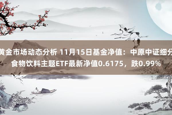 黄金市场动态分析 11月15日基金净值：中原中证细分食物饮料主题ETF最新净值0.6175，跌0.99%