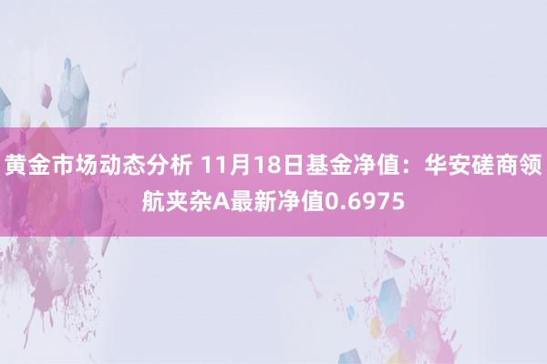 黄金市场动态分析 11月18日基金净值：华安磋商领航夹杂A最新净值0.6975