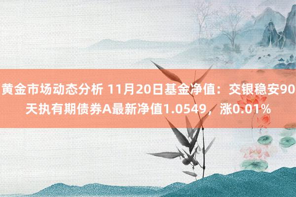 黄金市场动态分析 11月20日基金净值：交银稳安90天执有期债券A最新净值1.0549，涨0.01%