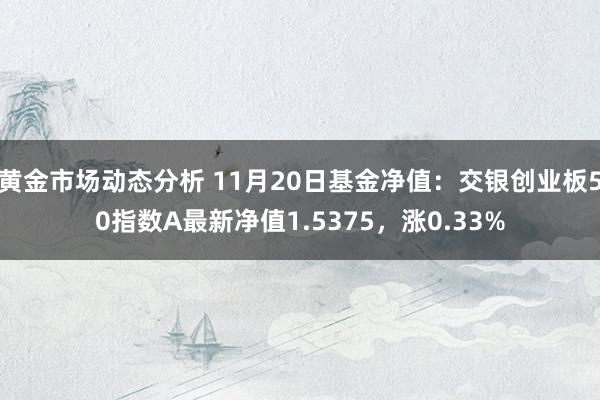 黄金市场动态分析 11月20日基金净值：交银创业板50指数A最新净值1.5375，涨0.33%