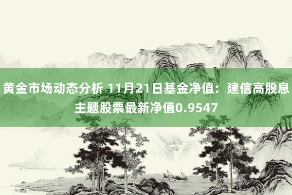 黄金市场动态分析 11月21日基金净值：建信高股息主题股票最新净值0.9547